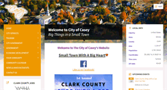 Desktop Screenshot of cityofcaseyil.org