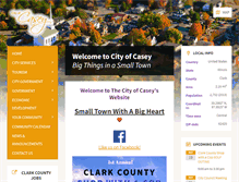 Tablet Screenshot of cityofcaseyil.org